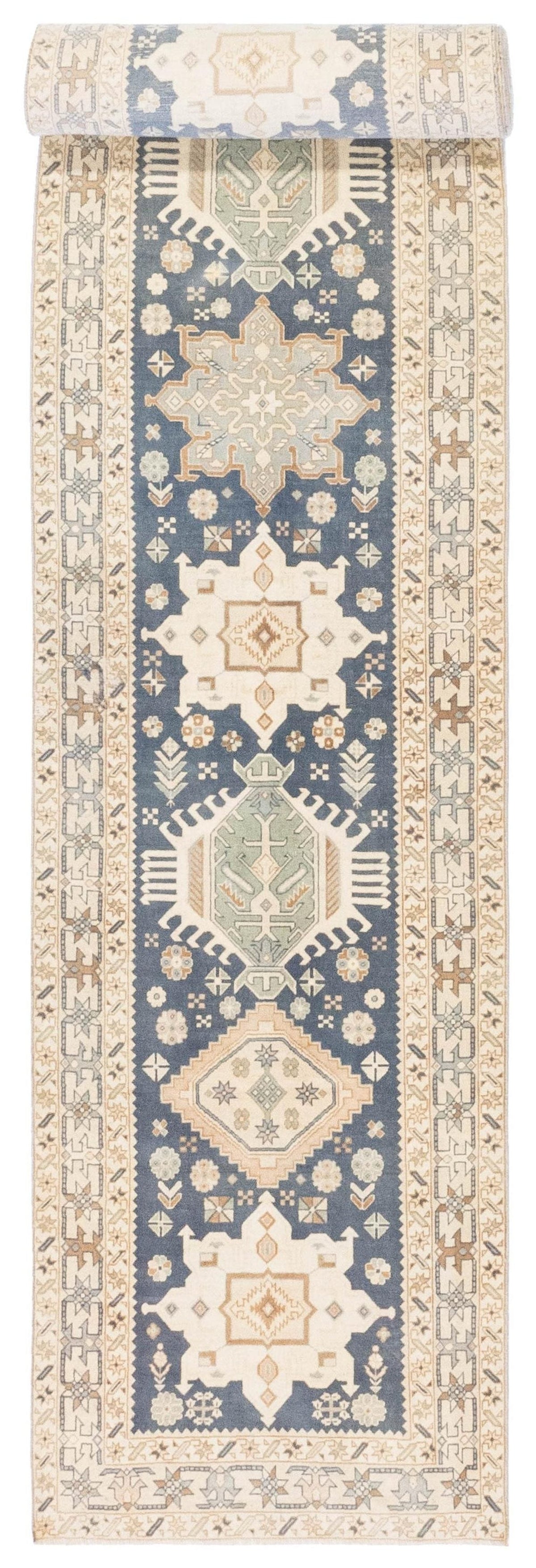 Vintage Karaja Handwoven Tribal Rug