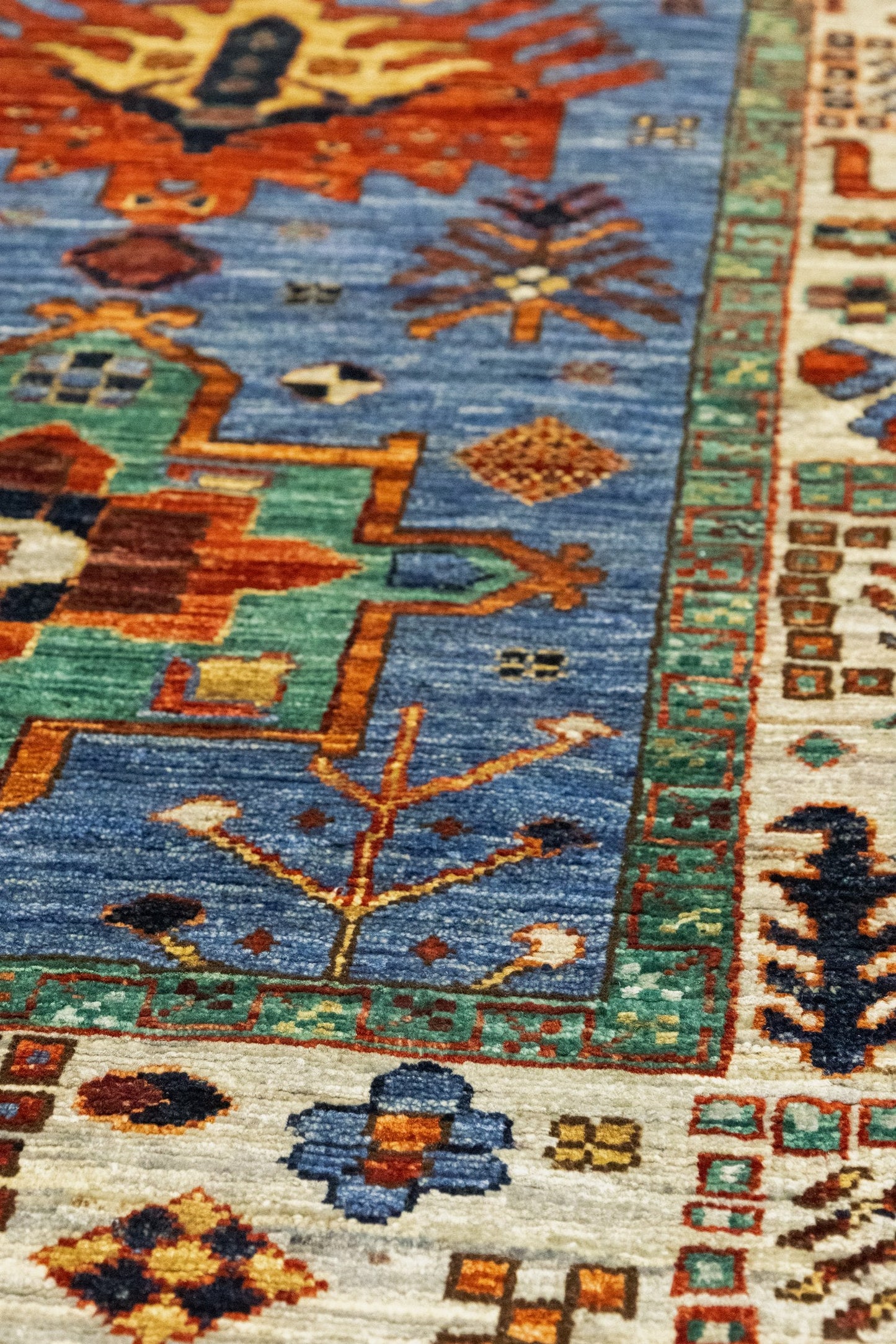 Karaja Handwoven Tribal Rug, J86048