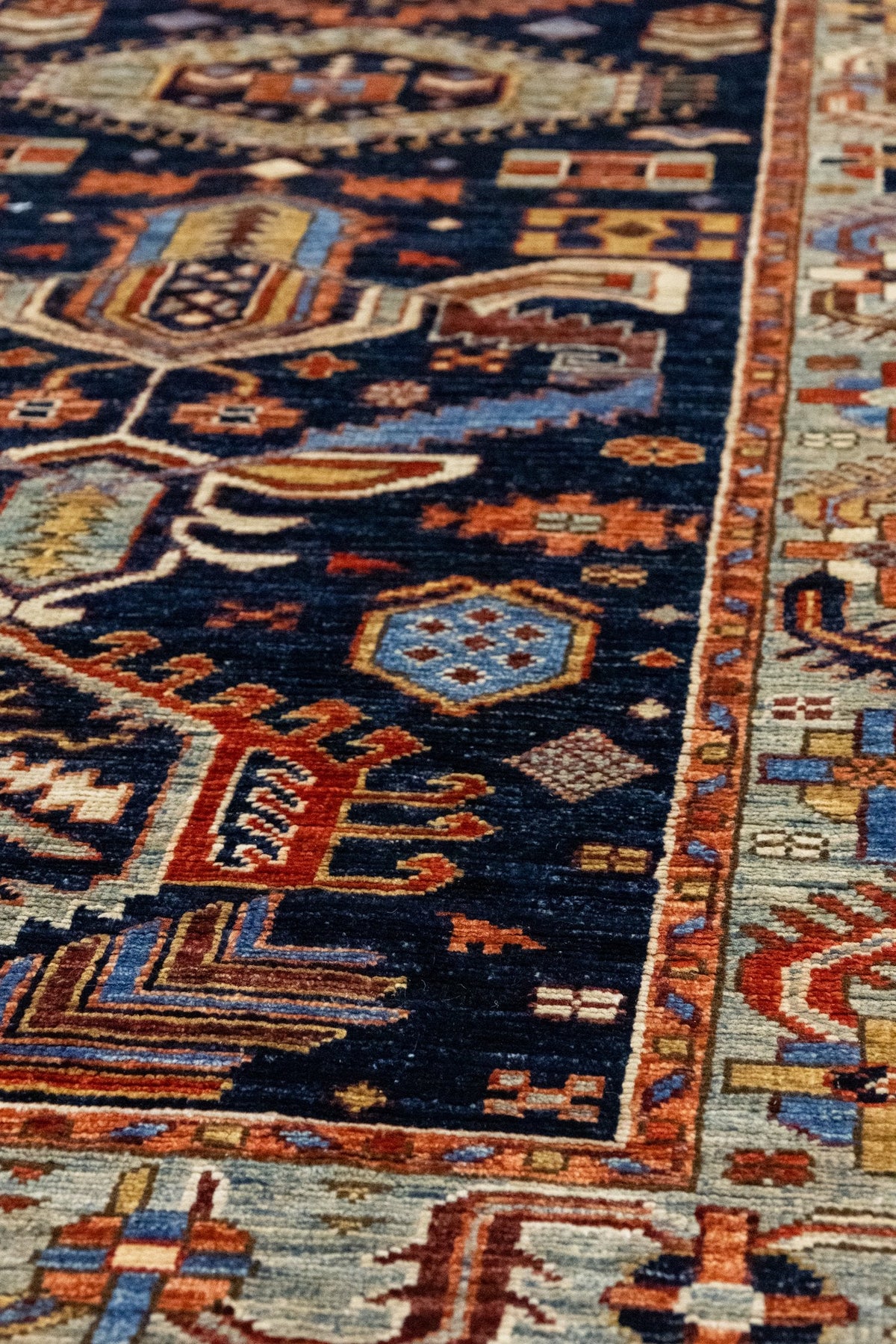 Karaja Handwoven Tribal Rug, J86056