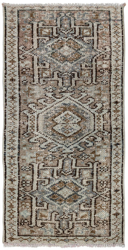 Vintage Karaja Handwoven Tribal Rug