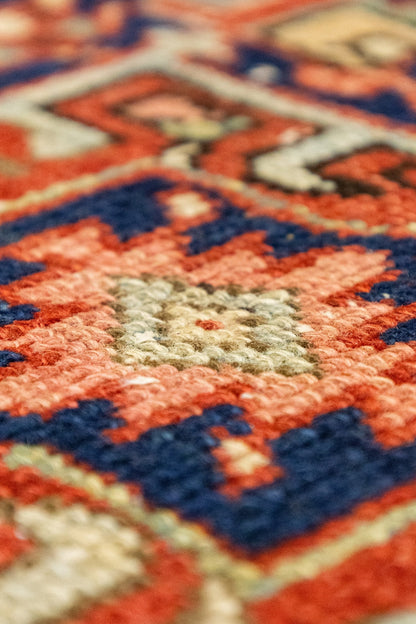 Vintage Karaja Handwoven Tribal Rug, J87169