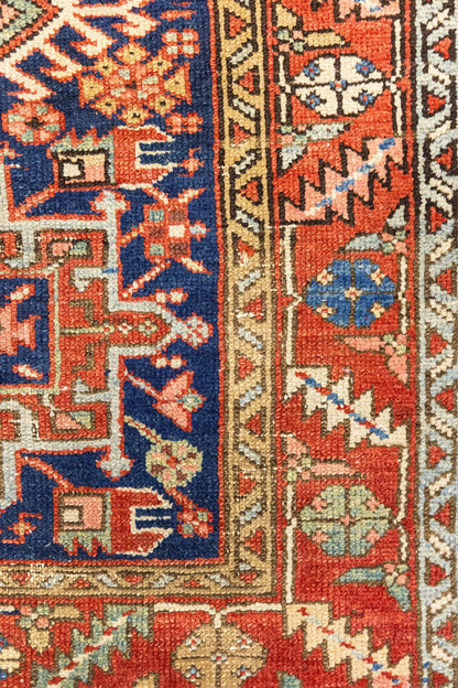 Vintage Karaja Handwoven Tribal Rug, J87169