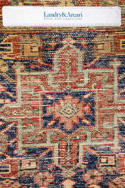 Vintage Karaja Handwoven Tribal Rug, J87169
