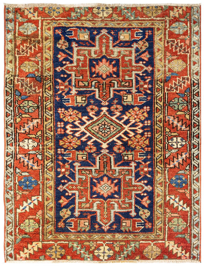 Vintage Karaja Handwoven Tribal Rug