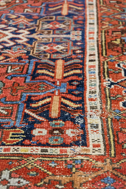 Vintage Karaja Handwoven Tribal Rug, J87184