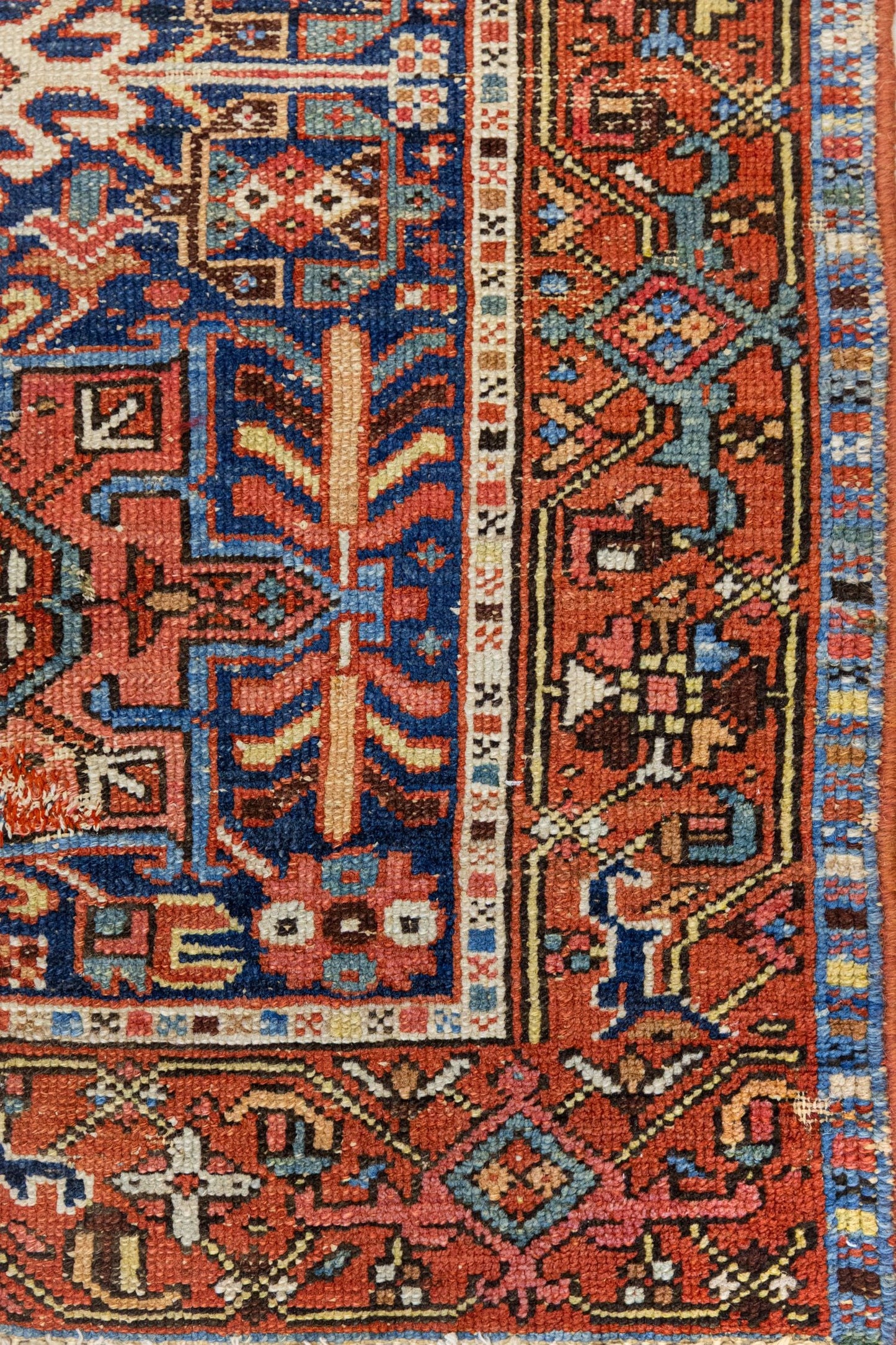 Vintage Karaja Handwoven Tribal Rug, J87184