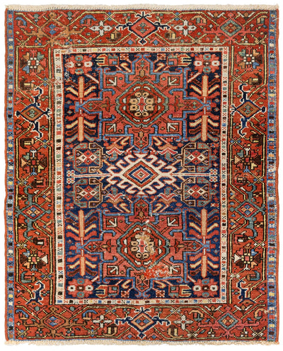 Vintage Karaja Handwoven Tribal Rug