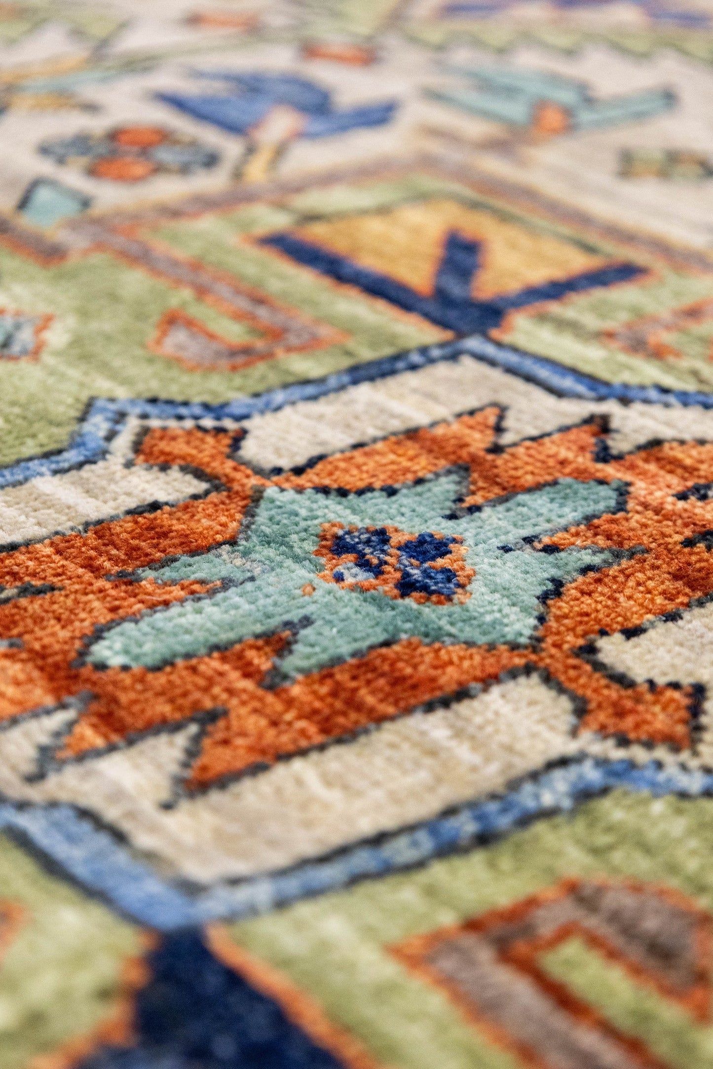 Karaja Handwoven Tribal Rug, J87481