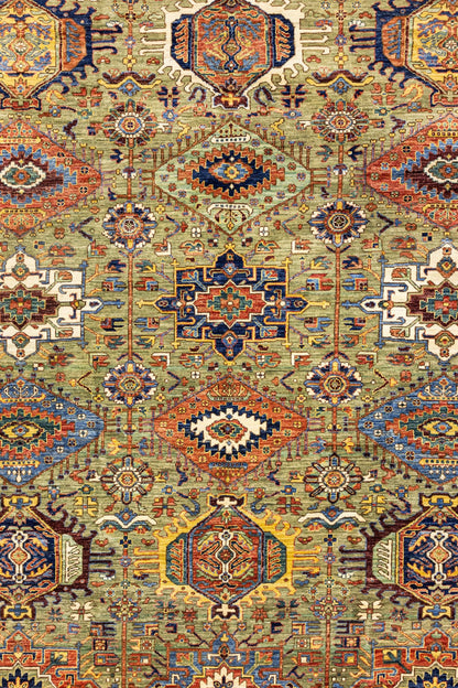 Karaja Handwoven Tribal Rug, J89302