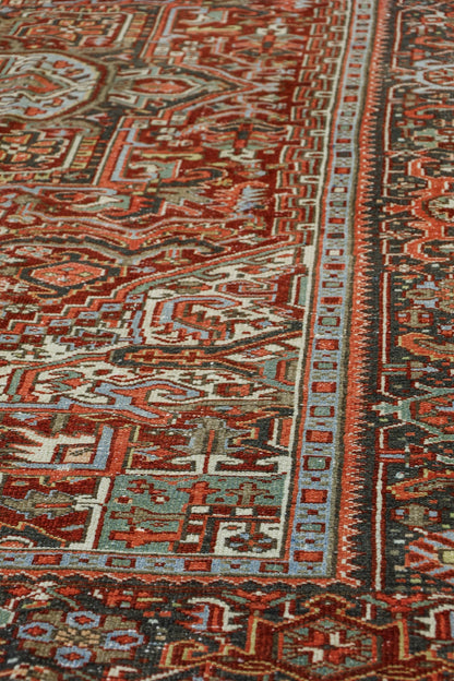 Vintage Karaja Heriz Handwoven Tribal Rug, 77100
