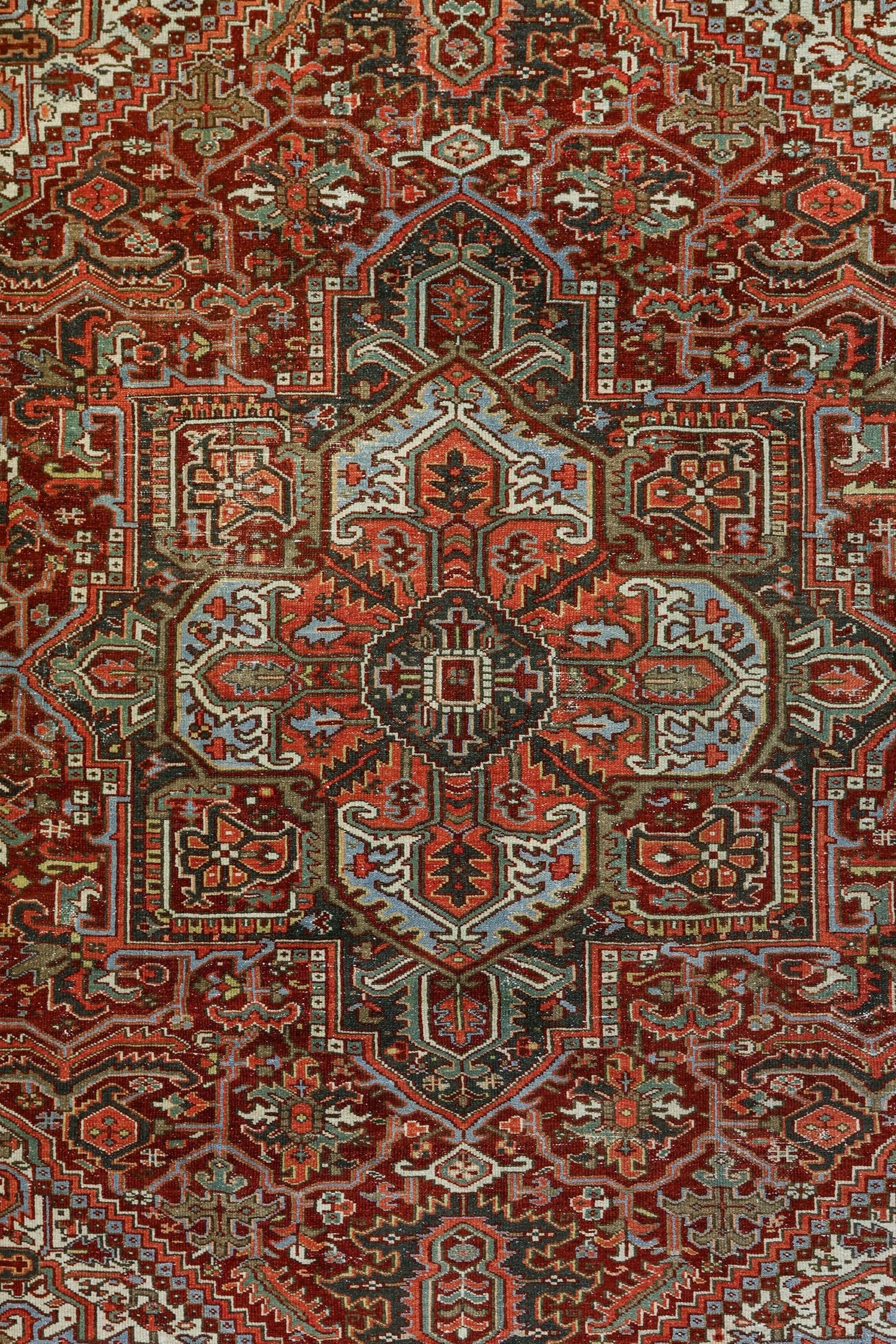 Vintage Karaja Heriz Handwoven Tribal Rug, 77100