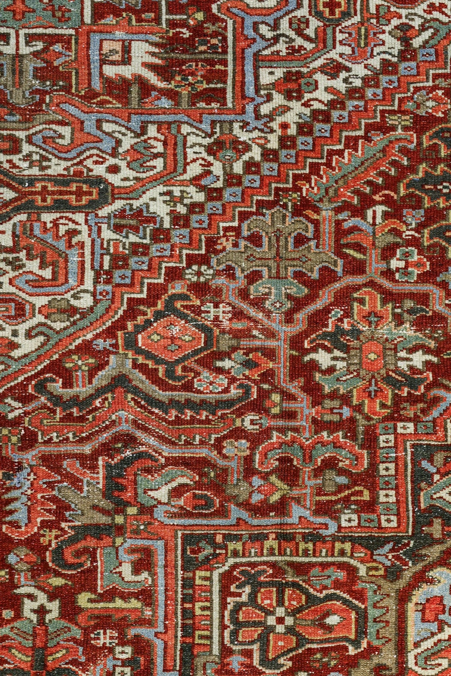 Vintage Karaja Heriz Handwoven Tribal Rug, 77100