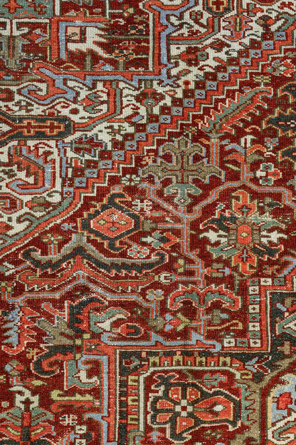 Vintage Karaja Heriz Handwoven Tribal Rug, 77100