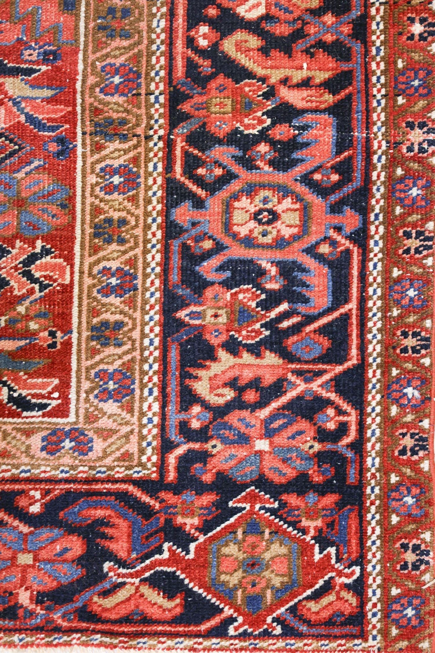 Vintage Karaja Heriz Handwoven Tribal Rug, J67416