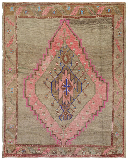 Vintage Kars Handwoven Tribal Rug