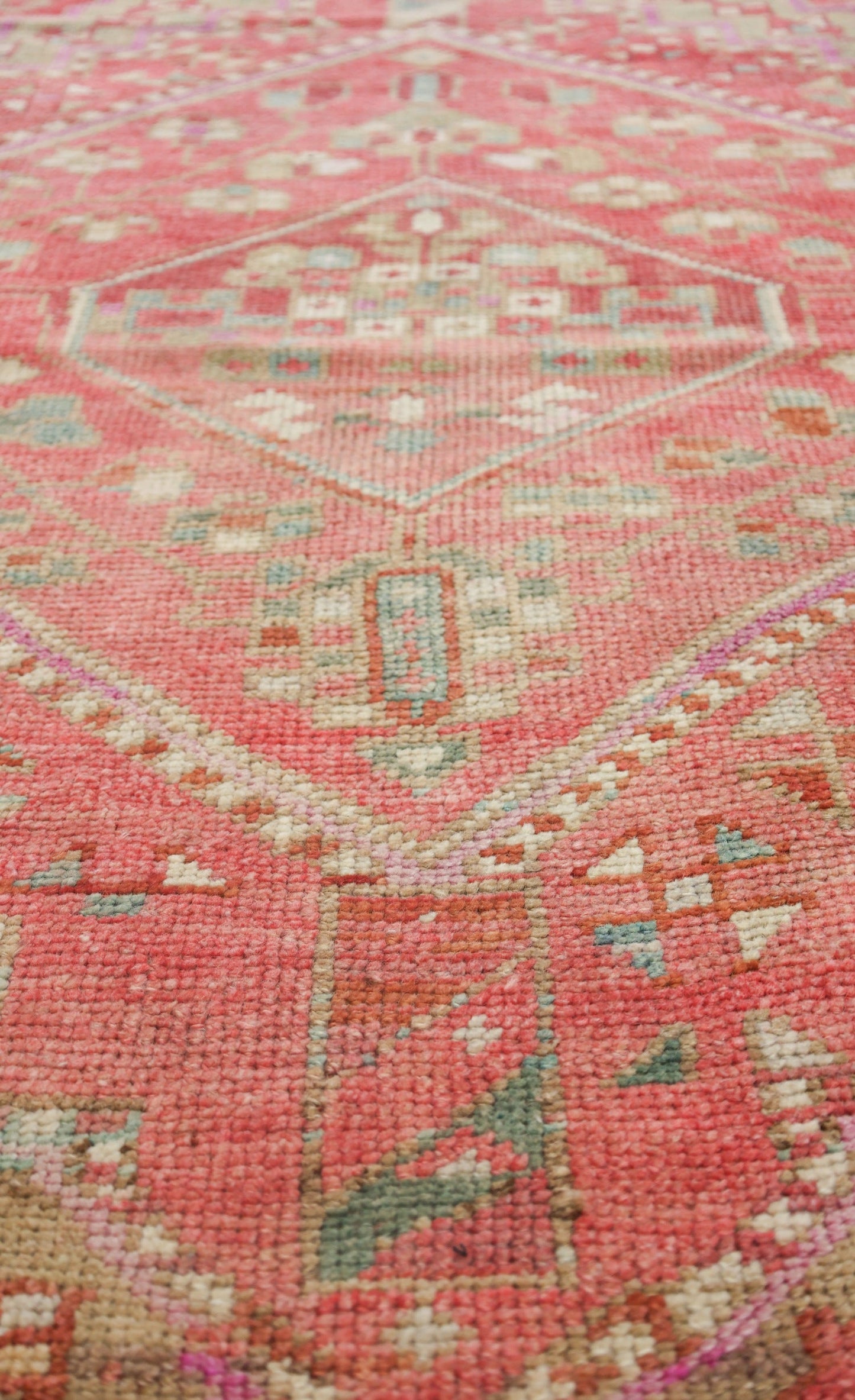 Vintage Kars Handwoven Tribal Rug, J70985
