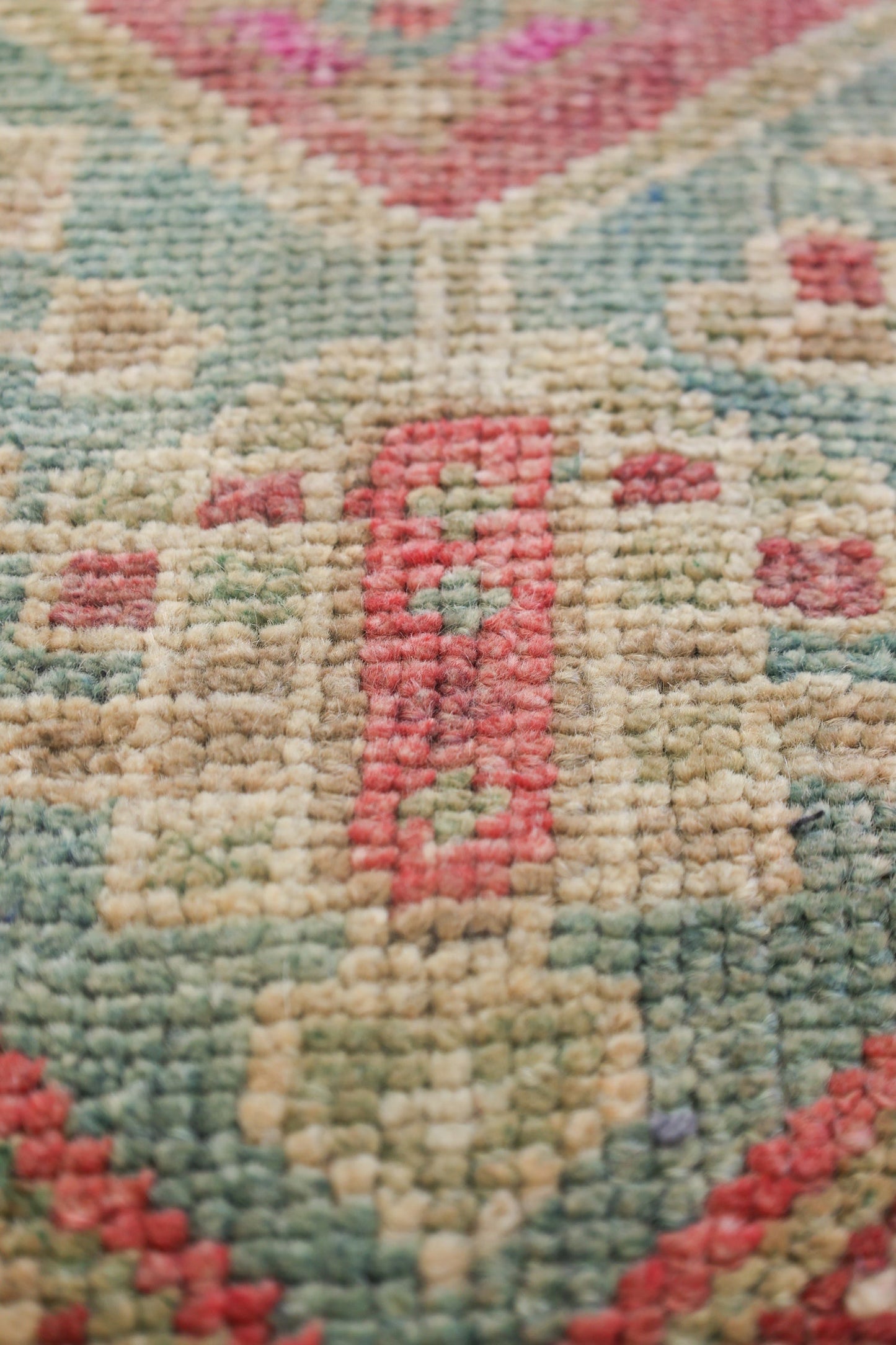 Vintage Kars Handwoven Tribal Rug, J70985