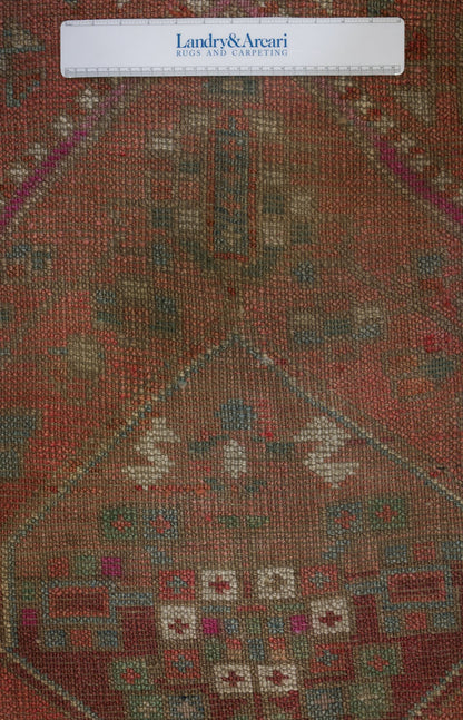 Vintage Kars Handwoven Tribal Rug, J70985