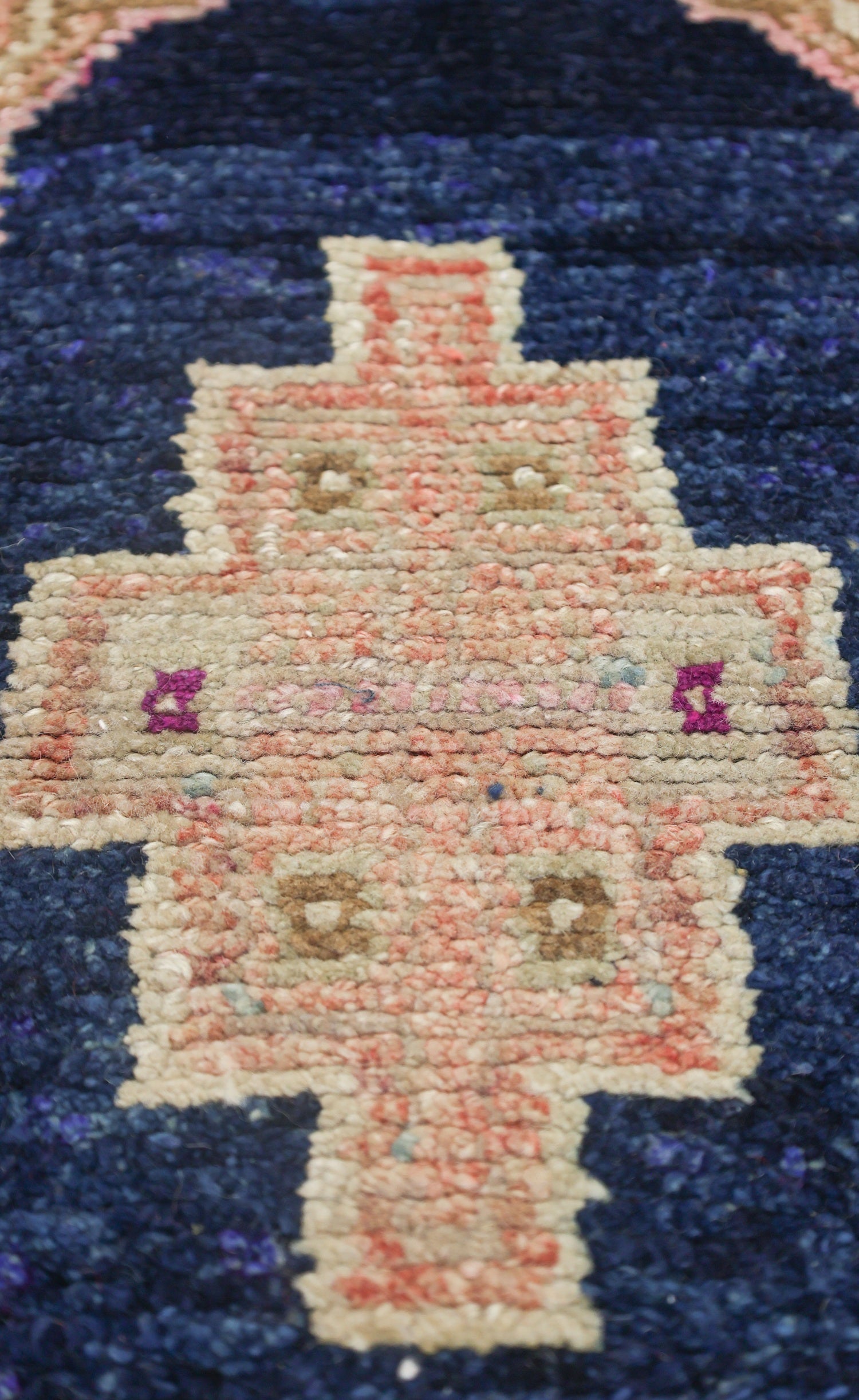 Vintage Kars Handwoven Tribal Rug, J72319