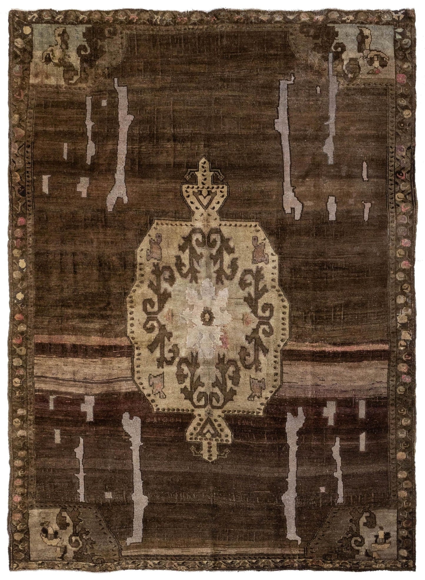 Vintage Kars Handwoven Tribal Rug
