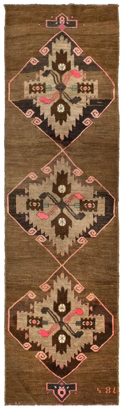 Vintage Kars Handwoven Tribal Rug