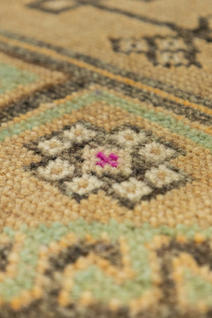 Vintage Kars Handwoven Tribal Rug, J87986