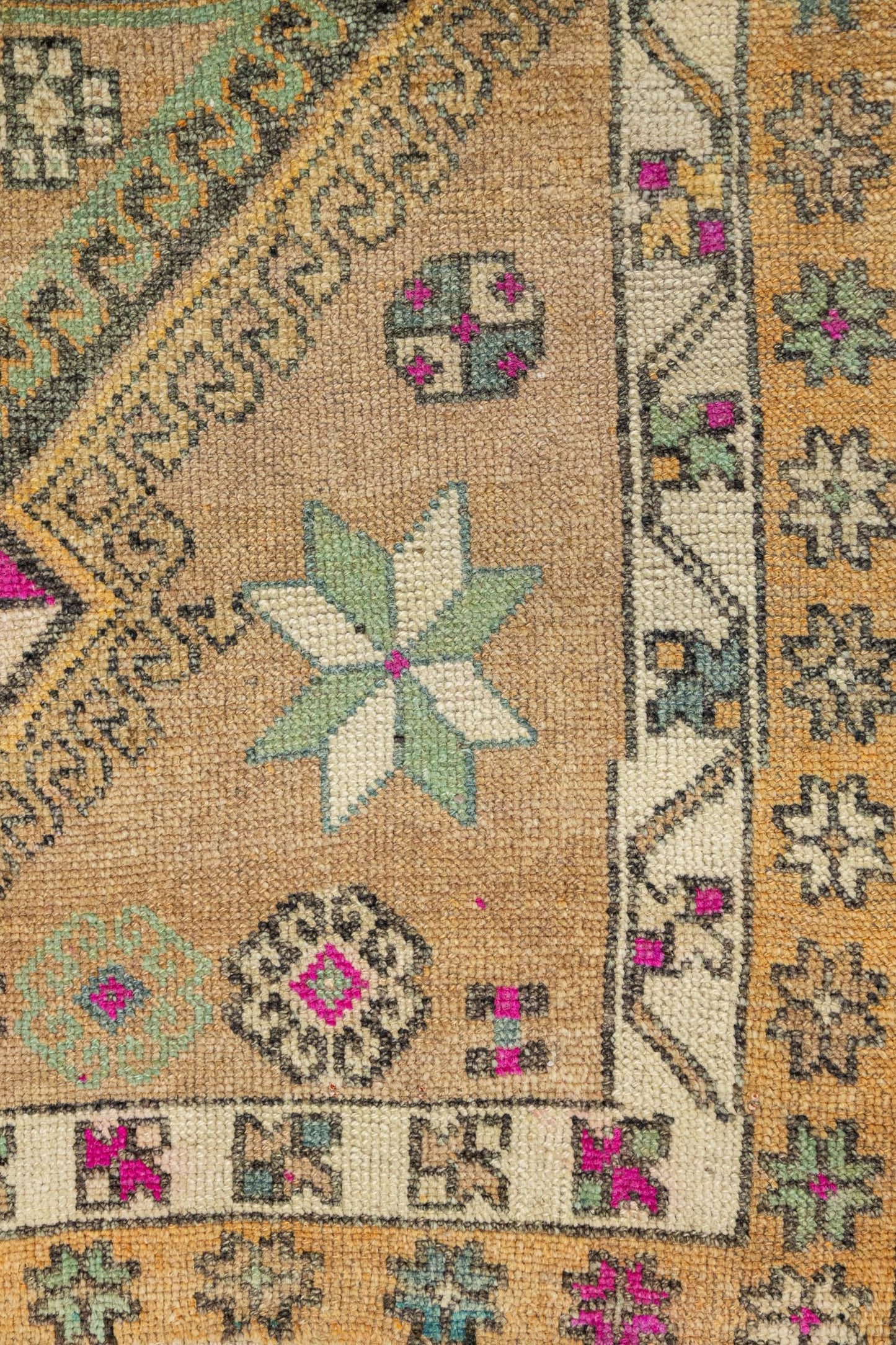 Vintage Kars Handwoven Tribal Rug, J87986