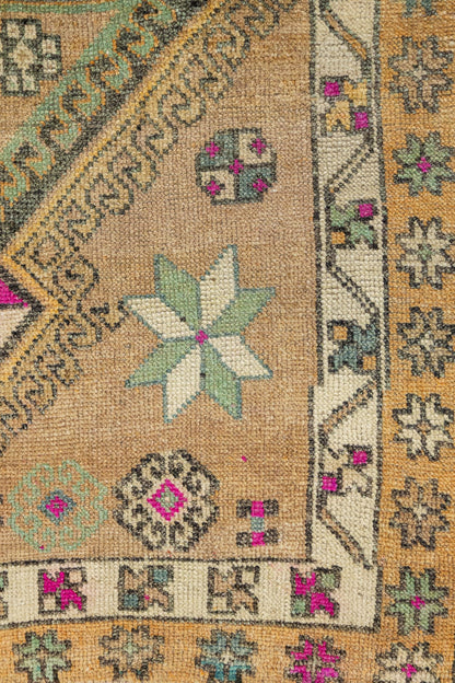 Vintage Kars Handwoven Tribal Rug, J87986