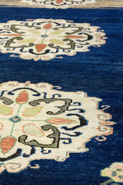 Vintage Kars Handwoven Tribal Rug, J87988