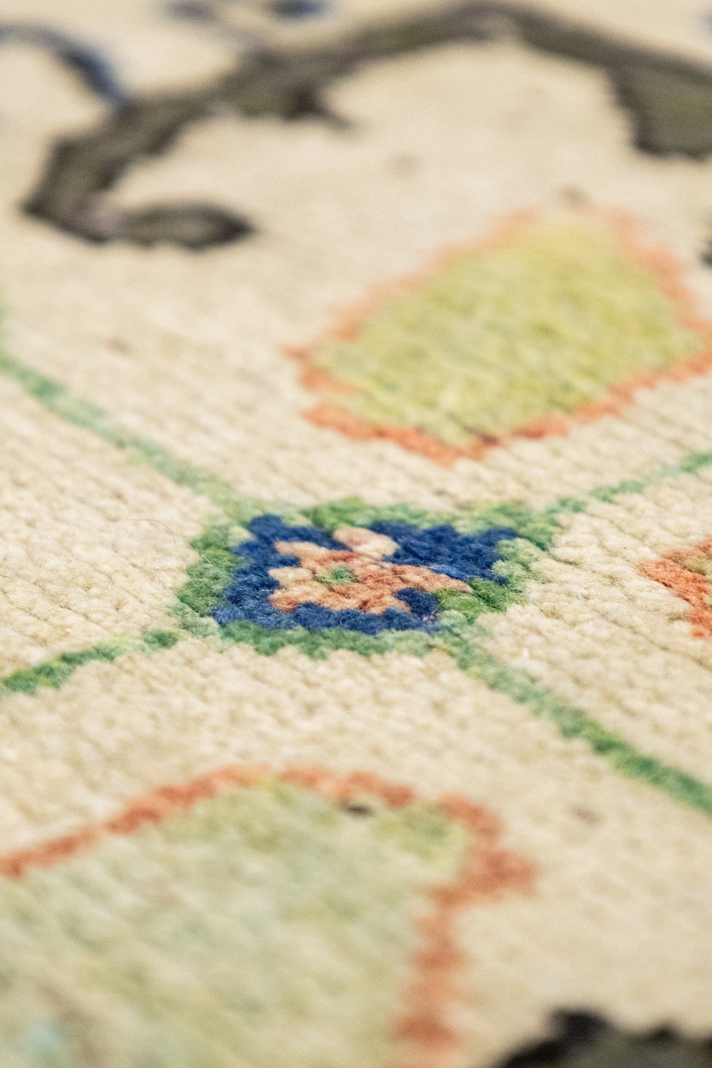Vintage Kars Handwoven Tribal Rug, J87988