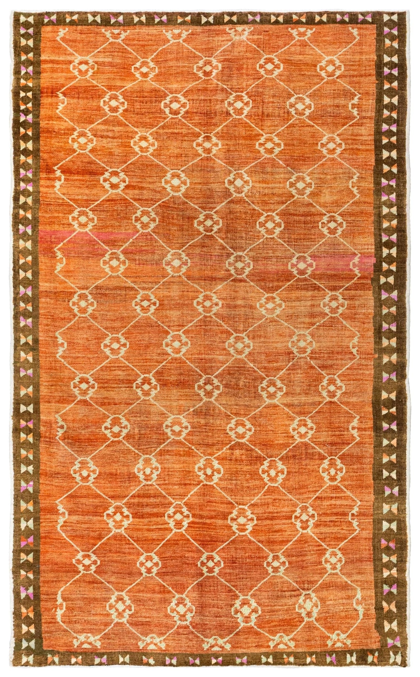 Vintage Kars Handwoven Tribal Rug