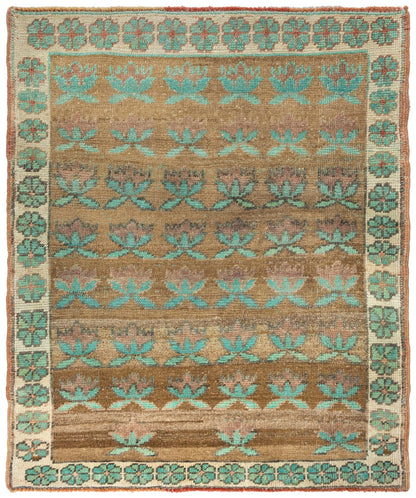 Vintage Kars Handwoven Tribal Rug