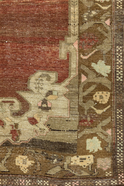 Vintage Kars Handwoven Tribal Rug, J88591
