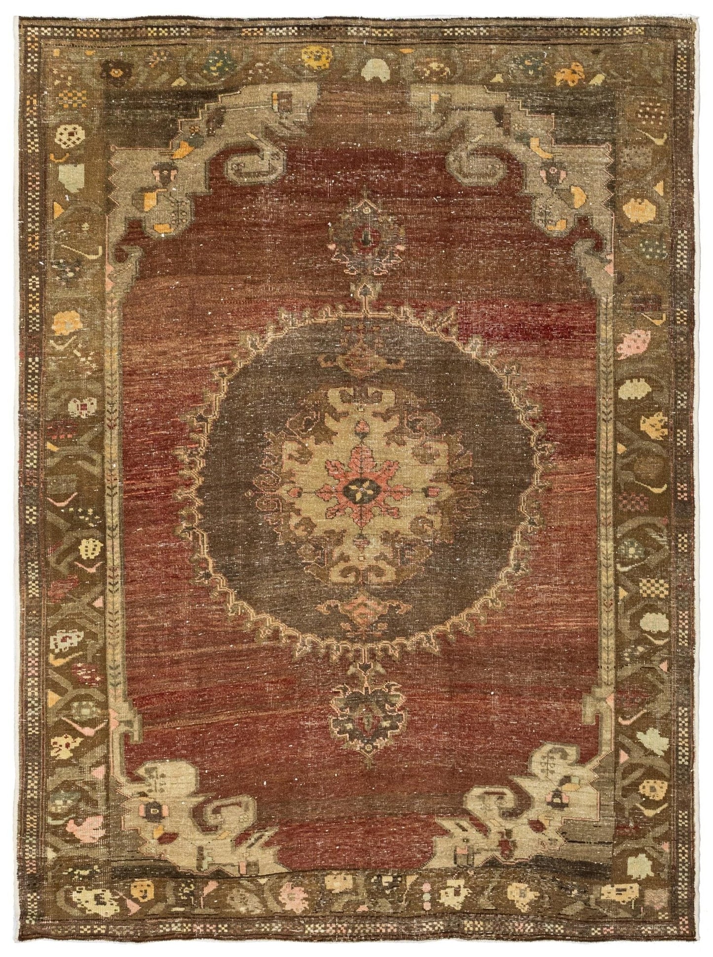 Vintage Kars Handwoven Tribal Rug