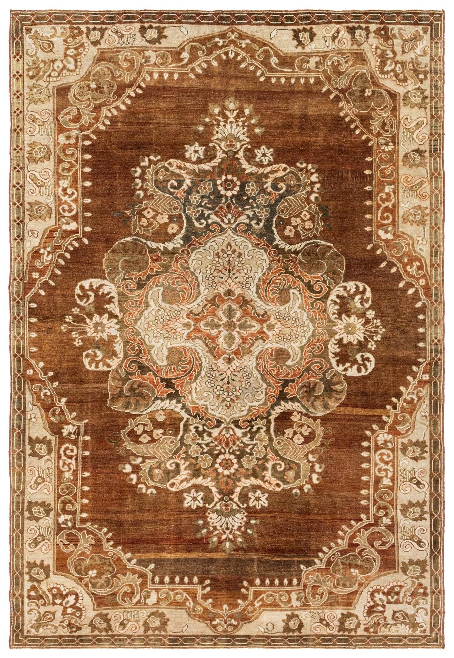 Vintage Kars Handwoven Tribal Rug