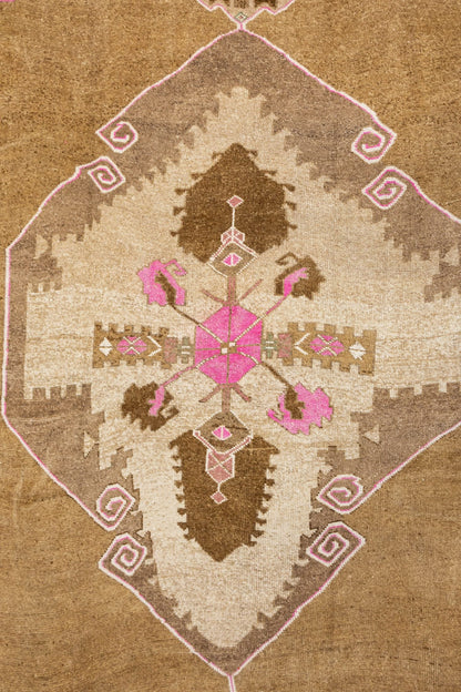 Vintage Kars Handwoven Tribal Rug, J88594