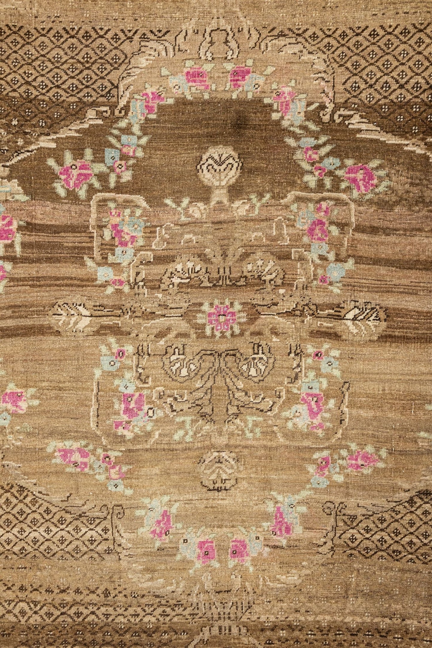 Vintage Kars Handwoven Tribal Rug, J88595