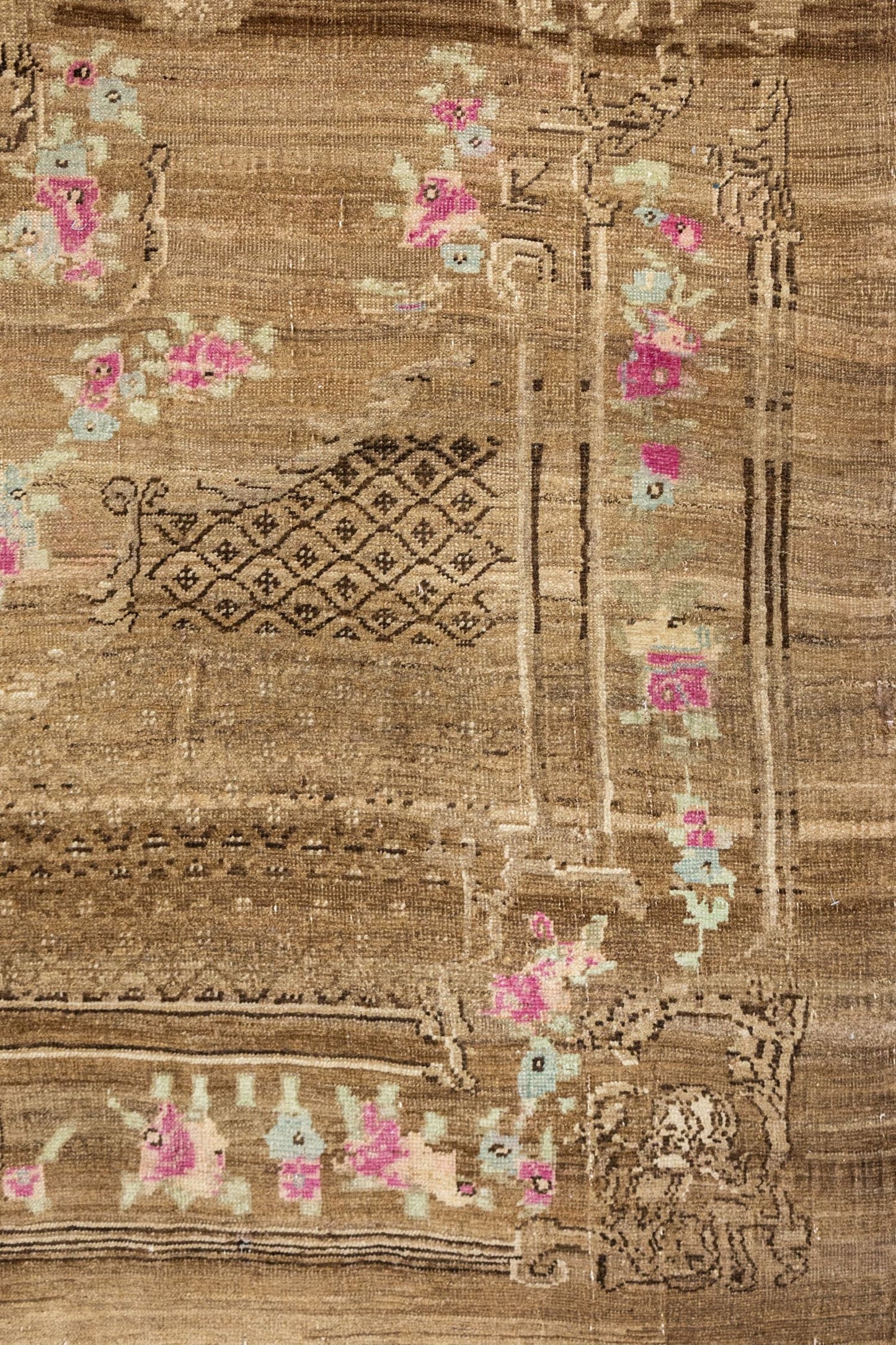 Vintage Kars Handwoven Tribal Rug, J88595