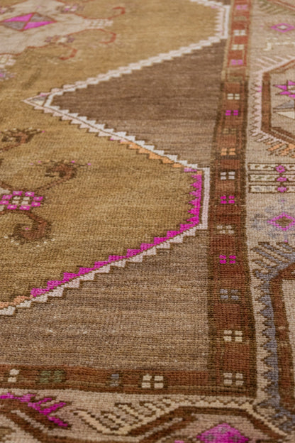 Vintage Kars Handwoven Tribal Rug, J88596
