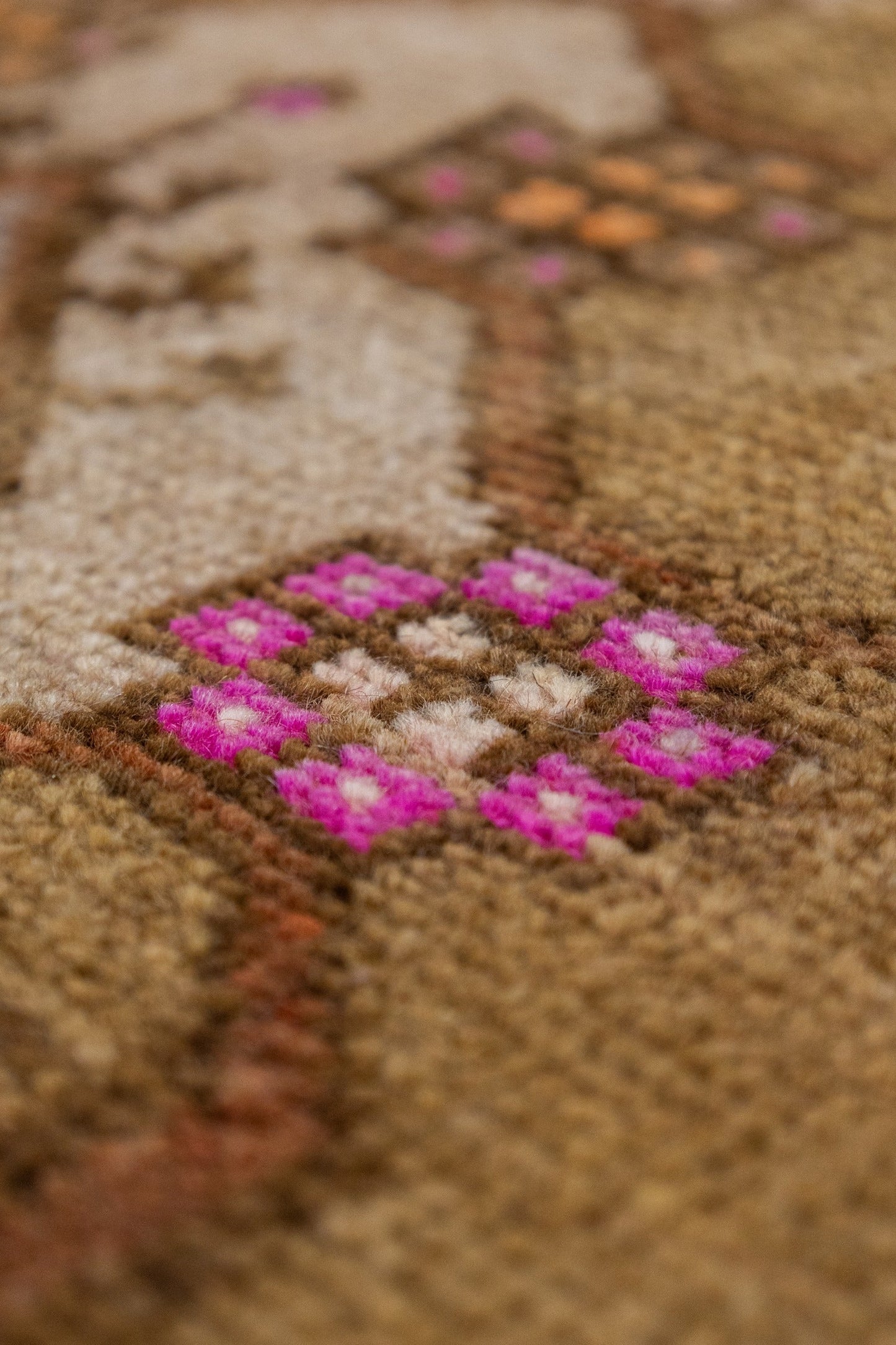 Vintage Kars Handwoven Tribal Rug, J88596