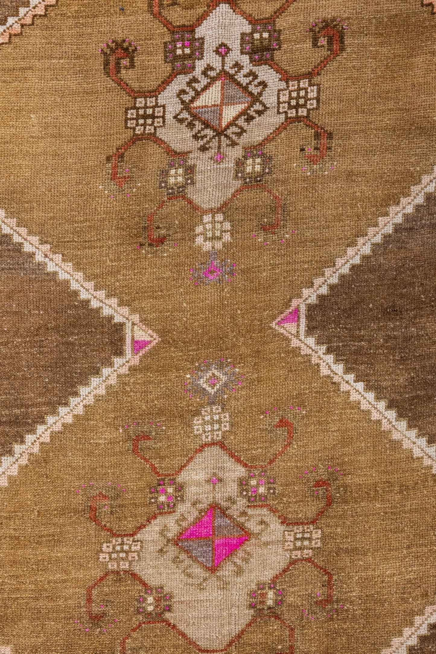 Vintage Kars Handwoven Tribal Rug, J88596