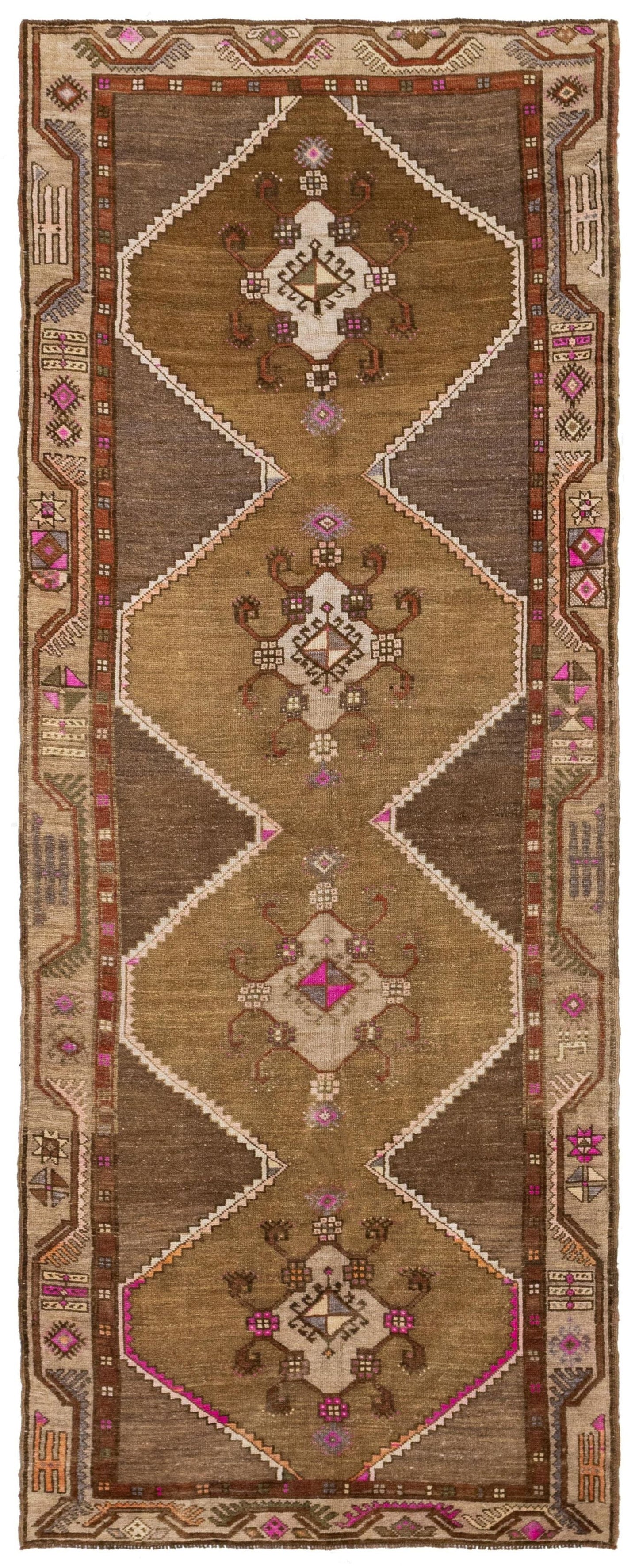 Vintage Kars Handwoven Tribal Rug