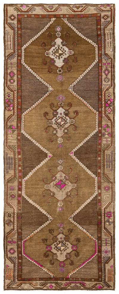 Vintage Kars Handwoven Tribal Rug