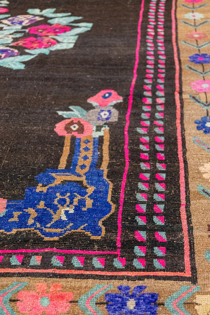 Vintage Kars Handwoven Tribal Rug, J88602