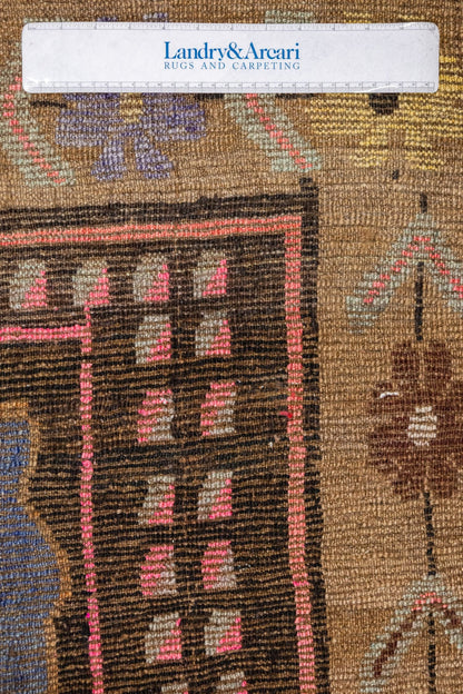 Vintage Kars Handwoven Tribal Rug, J88602