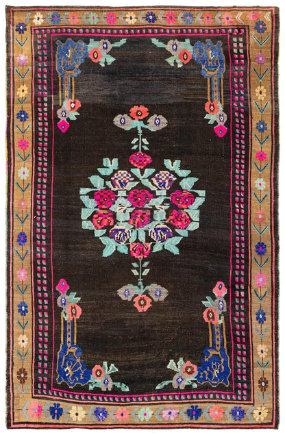 Vintage Kars Handwoven Tribal Rug