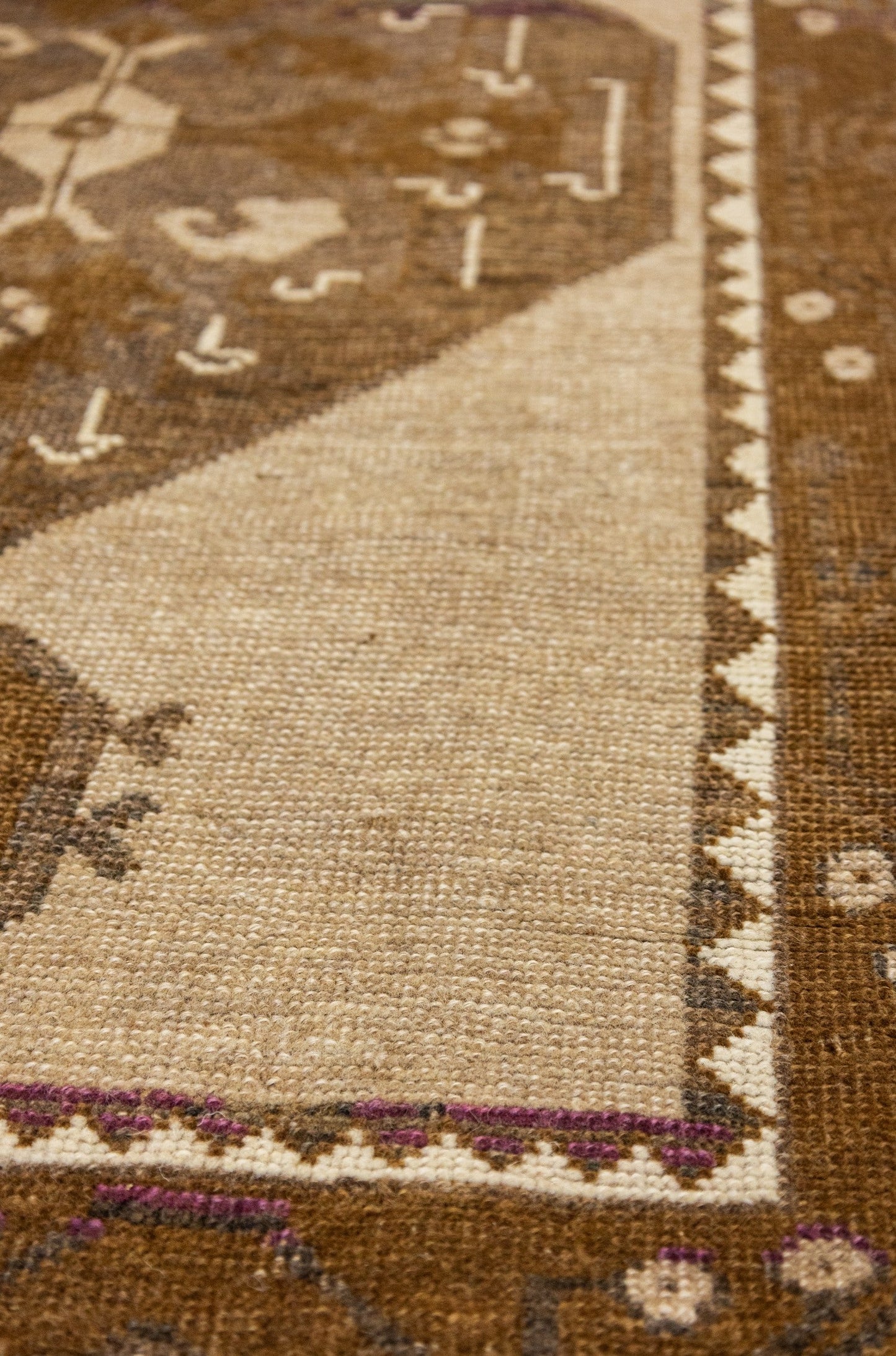 Vintage Kars Handwoven Tribal Rug, J88603