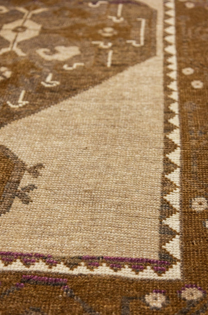 Vintage Kars Handwoven Tribal Rug, J88603