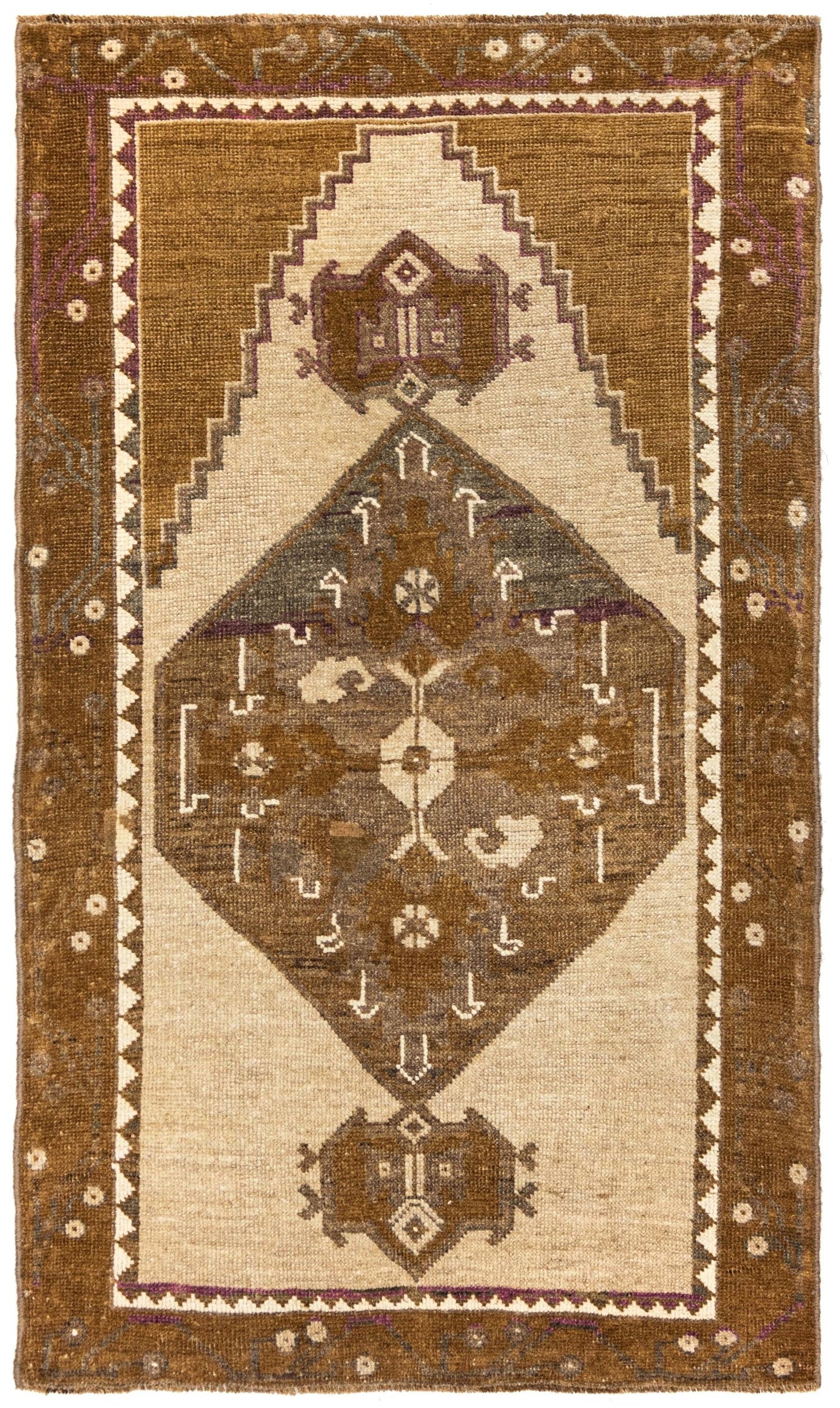 Vintage Kars Handwoven Tribal Rug