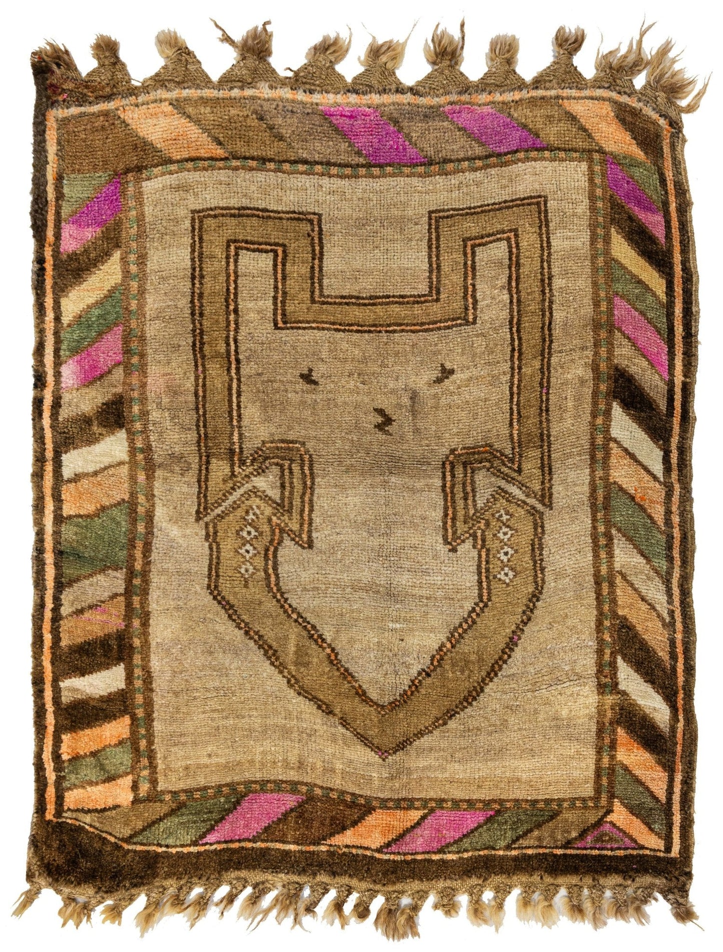 Vintage Kars Handwoven Tribal Rug